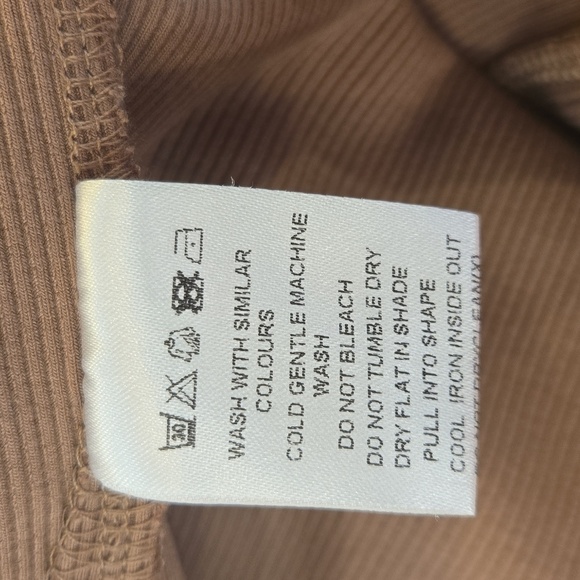 NWT Meshki Viola Ribbed Racer Back Tank Maxi Dress Brown Womens Size Small - Picture 10 of 11